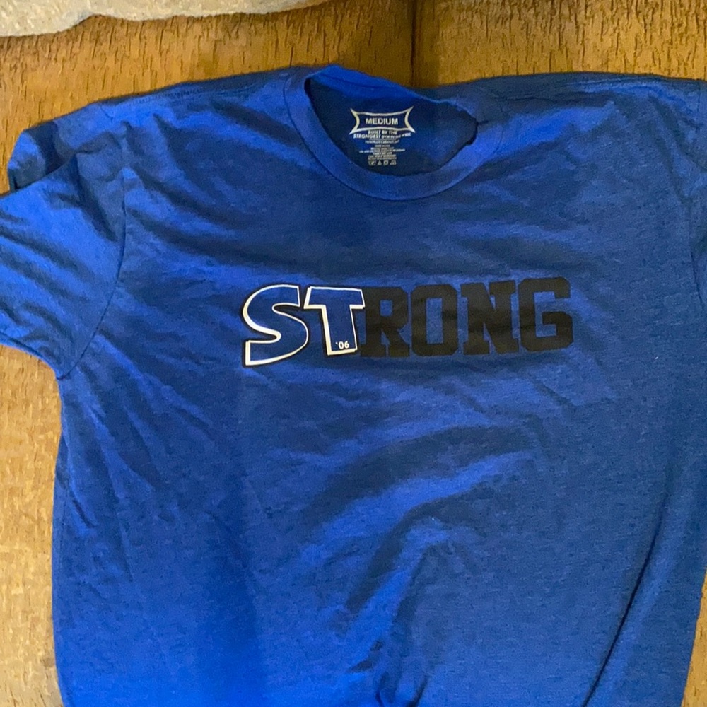 Mark bell sling shot “strong” shirt